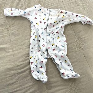 Kissy kissy onesie boat themed size small